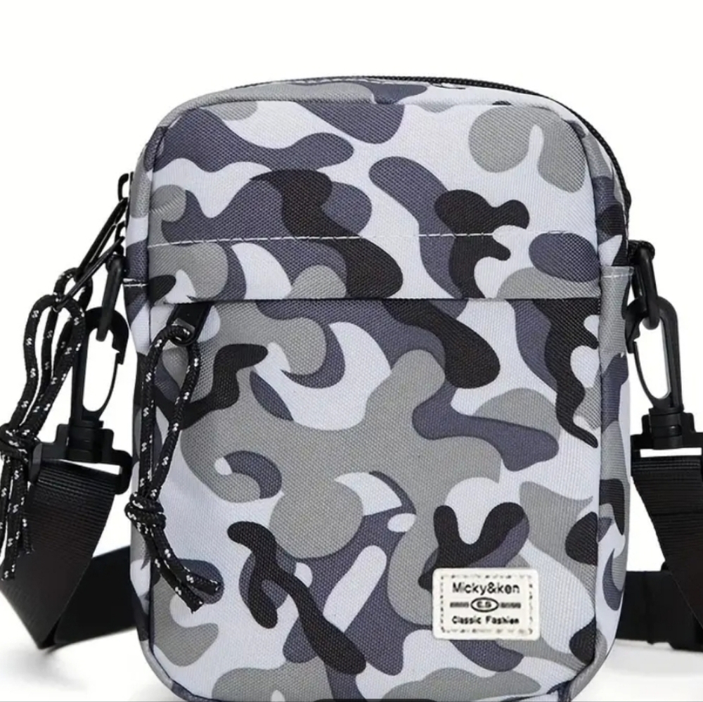 Unisex Camouflage Shoulder Bag